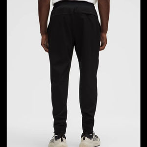 กางเกงวอร์มผ้าแคนวาสสีดำคุณภาพสูงสั่งทำพิเศษสำหรับผู้ชาย เอวกลาง 100% ผ้าฝ้าย ระบายอากาศ แห้งเร็ว สวมใส่สบาย - Product Image 2