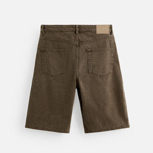 กางเกงยีนส์ขาสั้นทรงแบ็กกี้สำหรับผู้ชายกางเกงยีนส์ซักแบบ2025สไตล์วินเทจสำหรับฤดูร้อน - Product Image 6