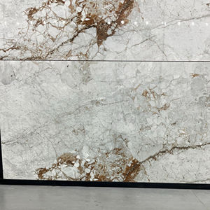 Carreaux de porcelaine vitrifiée émaillée polie antidérapante 800x1600mm moderne européen pour intérieur de luxe pour bungalows de sol de grande hauteur - Product Image 2