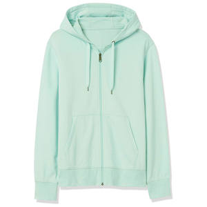 Alta calidad 100% algodón personalizado Zip up Puff estampado 3D espuma polar en blanco sudaderas con capucha para hombre Full Zip Oversized Basics Zipper Hoodie - Product Image 1