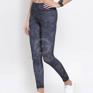 Factory Price <b>Women</b> <b>Legging</b> High Elastic Waist Solid <b>Pattern</b> Custom Printing Full Length High Quality Eco-Friendly Breathable - Product Image 4