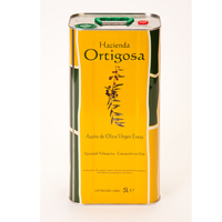 Huile d'olive Extra vierge verte claire de 5l, pour la cuisine domestique, l'habillage, les supermarchés et les hôtels