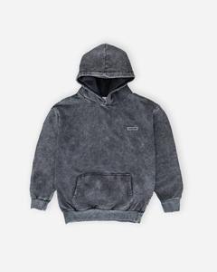 Jersey de manga larga de gran tamaño personalizado de alta calidad, Sudadera con capucha lavada con ácido para hombre, sudaderas con capucha desteñidas Vintage negras lavadas - Product Image 6