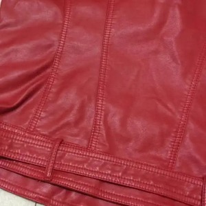 Recién llegado, Chaleco de piel de cordero auténtica para mujer, lona impermeable con decoración Vintage, moda al por mayor para invierno - Product Image 3