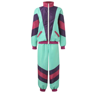 Femmes coupe-vent imperméable survêtement dames Nylon pluie survêtement 2 pièces ensemble coupe-vent fermeture éclair costumes femmes personnalisé - Product Image 4