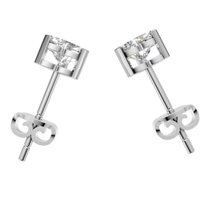 Pendientes de Moissanita con Corte de Corazón de 0.5ct, Oro Sólido de 14k, Cuatro Puntas, Certificado IGI, Regalo para Mujer, Fiesta, Boda, Suministro Directo de Fábrica - Product Image 3