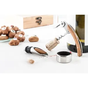 Custom Godello Bamboo Wine <b>Set</b> Premium <b>Beverage</b> <b>Serving</b> <b>Sets</b> for Merchandising - Product Image 5