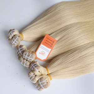 Extensiones de pelo de trama de color rubio alineado con cutícula virgen vietnamita de alta calidad al por mayor - Product Image 5