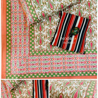 Nouveauté : Parure de lit 3 pièces en coton pur 200TC, taille King Size 108x108, fabriquée à la main en Inde, personnalisable et de qualité supérieure, pour toutes les saisons