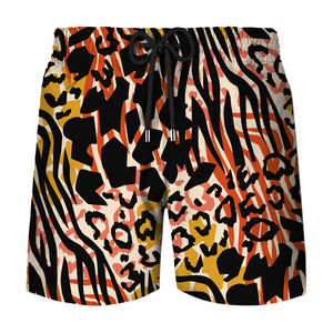 2024 pantalones cortos de baño con estampado 3D de estilo callejero para hombre, ropa de playa holgada para verano, diseño de Hip Hop con patrón sólido - Product Image 3