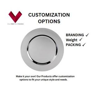 2025 articles de vente chauds plateau rond en acier inoxydable avec bord large et plaque de chargeur de service profond pour la maison ou la fête servant de la soupe - Product Image 3