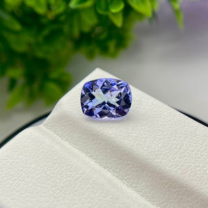 แผ่นรองจานสีฟ้าแทนซาไนต์ธรรมชาติแผ่นอัญมณีทรงหลวมสำหรับทำเครื่องประดับจากร้านขายอัญมณี - Product Image 3