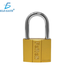 Lucchetto in Ferro con Chiave, Gancio Lungo 50 mm e Cilindro in Ottone - Product Image 1