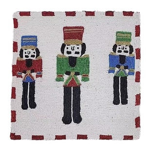 Napperon perlé casse-noisette sur le thème des vacances pour la fête de Noël et la décoration de table à la maison pour les mariages - Product Image 3