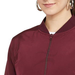 ¡Novedad de 2025! Chaqueta Bomber acolchada de diseño personalizado para mujer, forro de nailon transpirable de secado rápido, producto OEM de talla personalizada de Color - Product Image 4