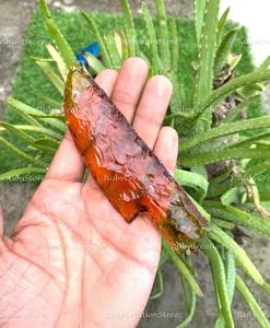 Ensemble de couteaux en verre de citrine taillés à la main - Lames décoratives en cristal, art du couteau en obsidienne jaune, cadeau de décoration intérieure - Product Image 5
