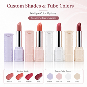Rossetto <span class=keywords><strong>Vintage</strong></span> con Etichetta Privata, Logo Personalizzato, Tubo con Apertura a Pulsante, Finitura Opaca Vellutata, Lunga Durata, Vegano, OEM Makeup - Product Image 3