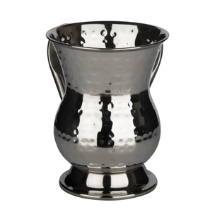 Taza de lavado de acero inoxidable de lujo, mango de vástago de latón, forma redonda, tamaño personalizado, taza de lavado de acero, pieza de diseño - Product Image 6