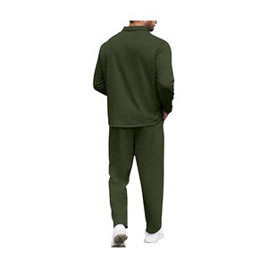 Gran oferta, chándal de invierno de algodón 100% Sostenible para hombre, ropa de calle transpirable ligera con patrón sólido, venta en línea - Product Image 3