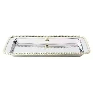 Plateaux en métal d'une fabrication exceptionnelle, faciles à entretenir avec un effort minimal, créant une expérience de service de desserts accueillante. - Product Image 1