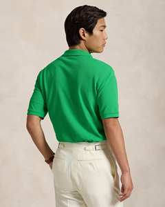 Polo personalizado para hombre al por mayor, alta calidad, 200g, cuello de bloque de color, transpirable, resistente a las arrugas, uniforme de trabajo elegante - Product Image 3