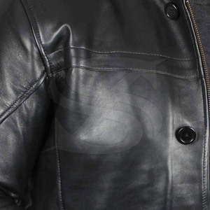 Abrigo de Cuero de Estilo Moderno para Hombre, Hecho con Material de Primera Calidad para Comodidad Invernal, Disponible en Color y Talla Personalizados - Product Image 6
