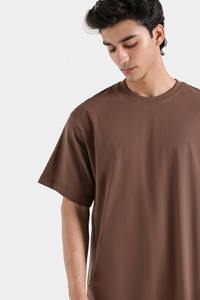 เสื้อยืดผู้ชายแฟชั่นใหม่เสื้อยืดแฟชั่นลำลองสีพื้นผ้าฝ้ายฤดูร้อน - Product Image 3