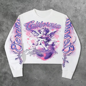 Jésus-Christ sublimé sweat-shirt en polyester personnalisé pour unisexe coupe confortable impression de logo personnalisé - Product Image 1