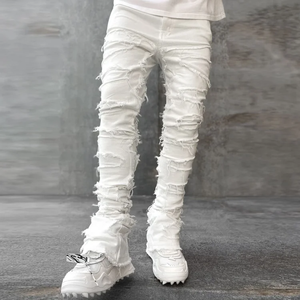 Fashionable New Design 100% Cotton/Canvas Lightweight Breathable Waterproof Straight Mid Tracksuits Adult Men's Streetwear - Product Image 1