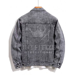 2025 Solid Color Casual Wear <b>Men</b> Jeans Winter <b>Jacket</b> Streetwear New Fashion Comfortable <b>Men</b> Jeans <b>Jacket</b> - Product Image 2