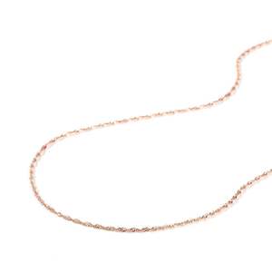 Jeulia Singapore Twisted <b>Rope</b> <b>Chain</b> Sterling Silver Necklace - Product Image 4