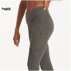 Leggings Deportivos TWILL SPORTS 2026 para Mujer, Cintura Alta, Efecto Push-Up, Transpirables, para Yoga y Ejercicio, de Algodón/Fibra de Bambú, Sin Costuras, para Todas las Temporadas - Product Image 2