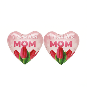 Globos de Corazón Te Amo Mamá, 25 cm, 3 Piezas, Decoraciones para Fiestas - Product Image 2