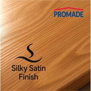 Vernis pour bois d'intérieur personnalisable, à base d'eau, finition satinée, couleur noisette, faible teneur en COV, sans solvant, 750 ml. - Product Image 4