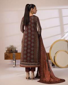 Vestido Shalwar Kameez para mujer, vestido de seda de excelente calidad Kuchi Afghani International WS, superventas de Pakistán - Product Image 2
