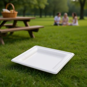 Plato Desechable Cuadrado de 10 Pulgadas - Product Image 3