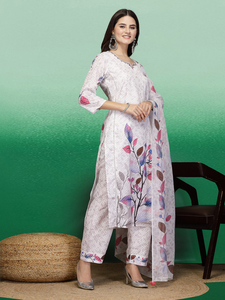 Conjuntos de Kurti y Palazzo para Mujer, Rama Kurtis, Algodón Puro, Bordado Étnico, Corte Recto, Ajuste Regular, Última Moda de Verano, Casual de Oficina - Product Image 6