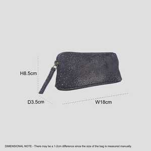 Qualité de luxe fabriquée à la main avec la trousse de toilette en cuir véritable ornée d'or jaune chic et tendance Top Indian Supplier - Product Image 3