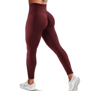 Leggings de Cintura Alta para Mujer, Compresión, Color Sólido, Ecológicos, Secado Rápido, Ligeros, Transpirables, Largos, Cintura Elástica Personalizada - Product Image 3