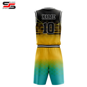 Maillot de basket-ball d'entraînement réversible personnalisé Uniformes de basket-ball à séchage rapide de haute qualité par sublimation - Product Image 2