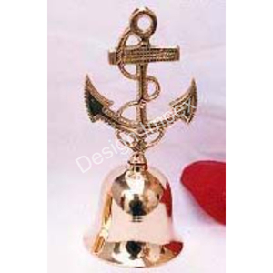 Luxury Bells Handbell With Nautical Golden <b>Ship</b> Wheel Handle Champagne <b>Bottle</b> Opener OEM Support - Product Image 4