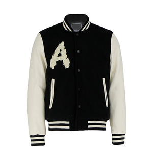 2025 Vente Chaude Hommes Casual Bomber Baseball Varsity Veste Logo Personnalisé Conceptions Letterman Style En Gros - Product Image 4