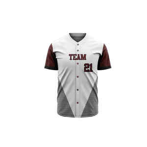 Uniforme de béisbol con logotipo impreso personalizado de la mejor calidad, ropa de equipo transpirable y a un precio razonable - Product Image 3