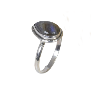 Pear Shape Handmade <b>Ring</b> Jewelry Solid 925 Sterling Silver Natural Multi Fire <b>Labradorite</b> Gemstone Sterling Silver <b>Ring</b> Jewelry - Product Image 1