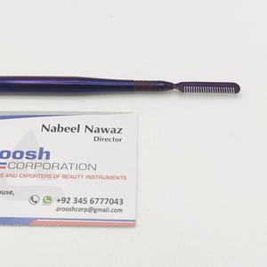 Vente en gros d'outils de levage de cils en acier inoxydable violet plasma séparateur de cils haut outil d'extensions de cils peignes d'outils de levage de cils - Product Image 5