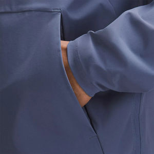 Custom Regular Fit 100% Poliéster Impermeable Deportes al aire libre Cremallera completa Correr Chaqueta de entrenamiento para hombre - Product Image 3