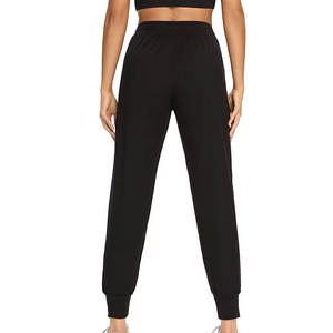 Joggers imprimés respirants d'été pour femmes pantalons de survêtement à cordon XL avec logo personnalisé en dentelle pantalon d'exercice avant plat - Product Image 3