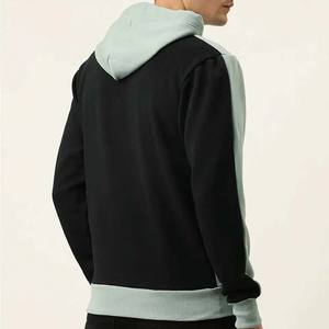 100% coton hommes sweats à capuche haute qualité contraste couleur hiver porter à manches longues basiques respirant hommes sweats à capuche - Product Image 3