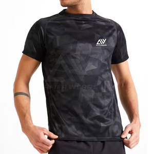 เสื้อยืดออกกำลังกายผู้ชายแบบสปอร์ตสั่งทำพิเศษขายดี น้ำหนัก 260 กรัม แห้งเร็ว ระบายอากาศดี ราคาถูก ขายส่ง - Product Image 2