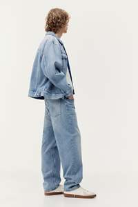 กางเกงยีนส์ผู้ชาย,กางเกงยีนส์ขายาว100% ผ้าฝ้ายยืดได้คุณภาพสูง - Product Image 5